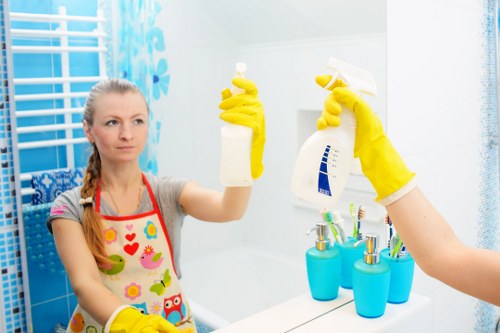Hard floor cleaning setup for end of tenancy property