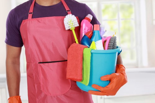 End of tenancy domestic cleaning in a kitchen