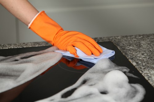End of tenancy cleaning in Endoftenancy kitchen cleaning scene