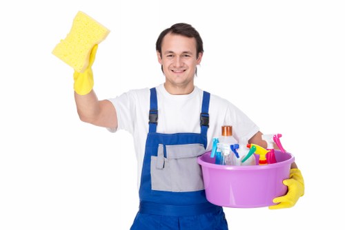 Cleaning dust and debris after renovation during end of tenancy