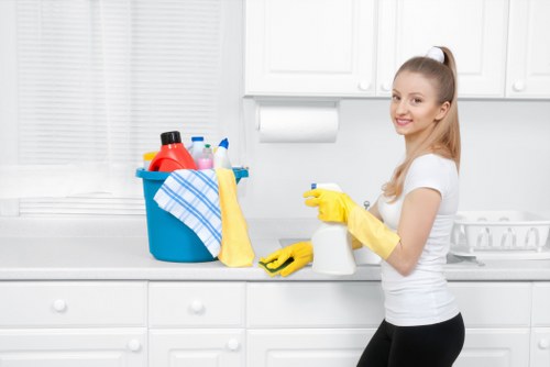 Move-out property cleaned after builders work for final inspection