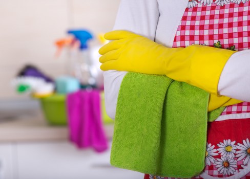Professional end of tenancy cleaning in a kitchen area