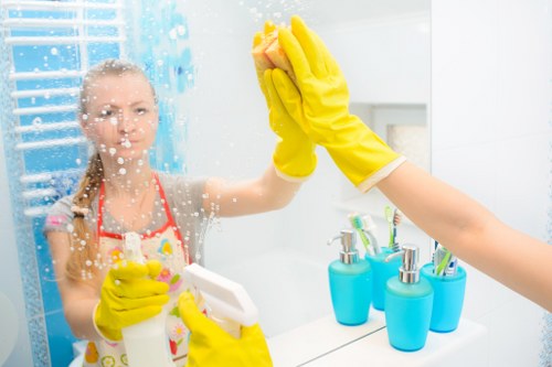 Bathroom prepared with detailed tenancy cleaning work